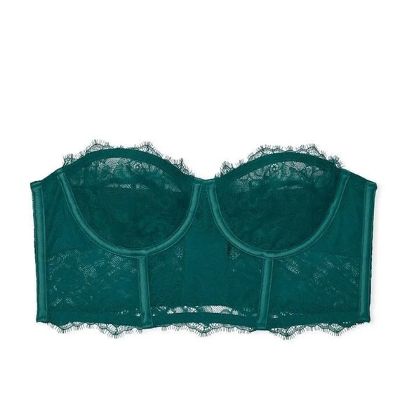 NWT Victoria’s Secret VS Archives Rose Lace Corset Top - Picture 3 of 7